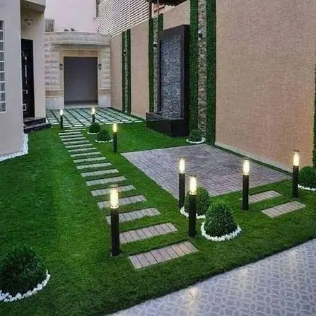 تصميم الممرات والحدائق